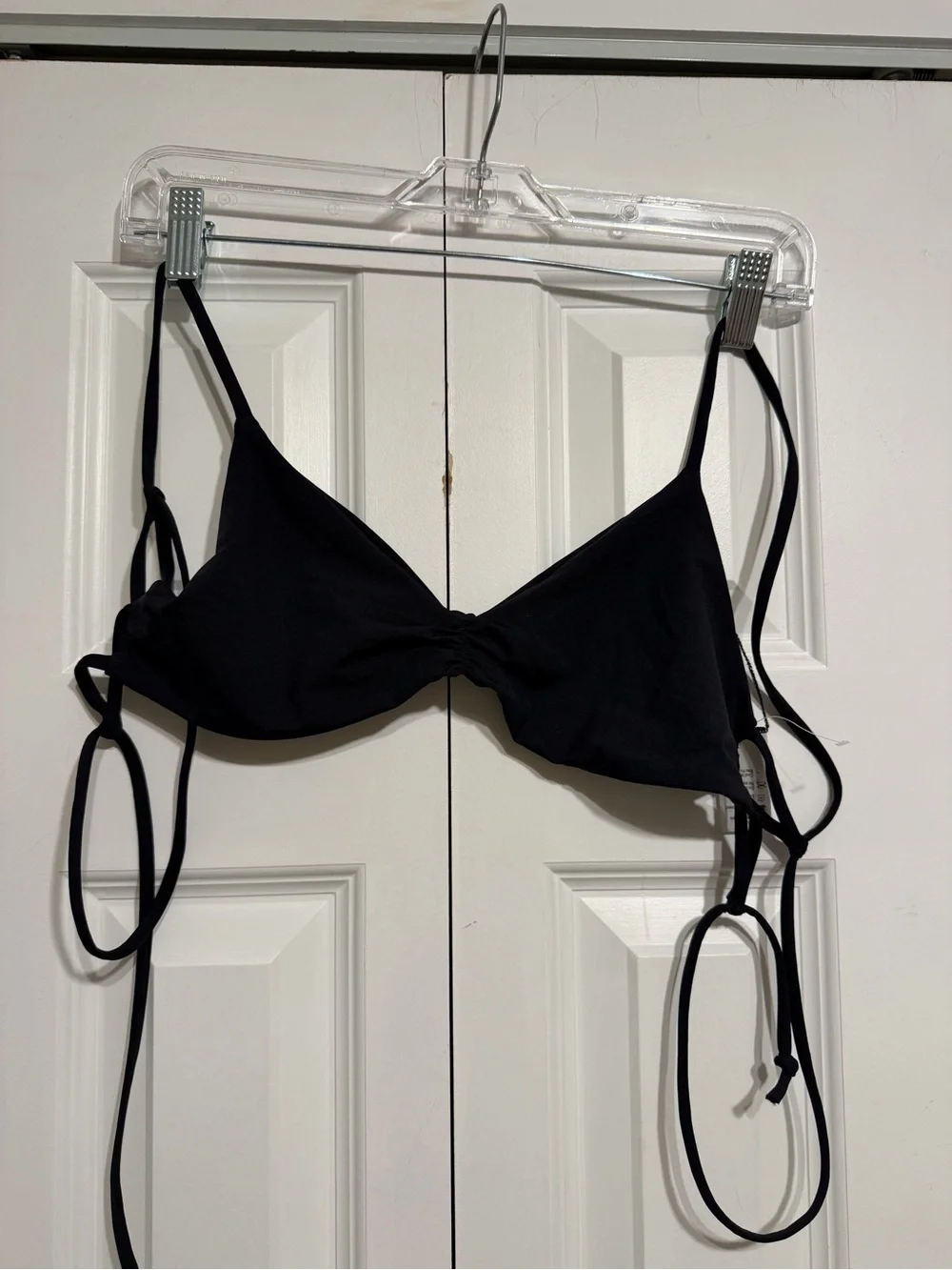 L*Space L61063 Black Cody Top Women's Swimwear Size M new without tags